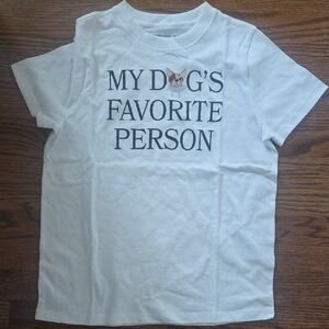 Abercrombie Kids White Dog Graphic Tee